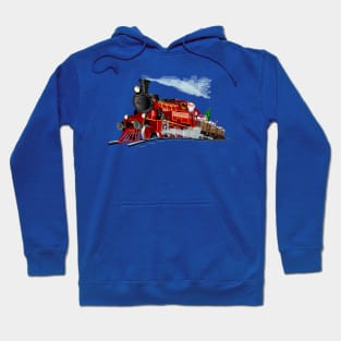 cartoon Santa Express Hoodie